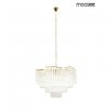 Złota lampa wisząca żyrandol do salonu w stylu glamour kryształowa LUMA 80 MSE1501100569 MOOSEE